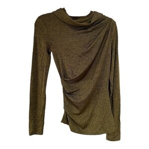 Alexander Wang Ruched Metallic Top Size S